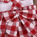 Plaid Romper Outfit