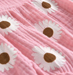 Shoulder Tie Daisy Romper