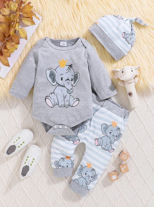Striped Elephant Prince Outfit