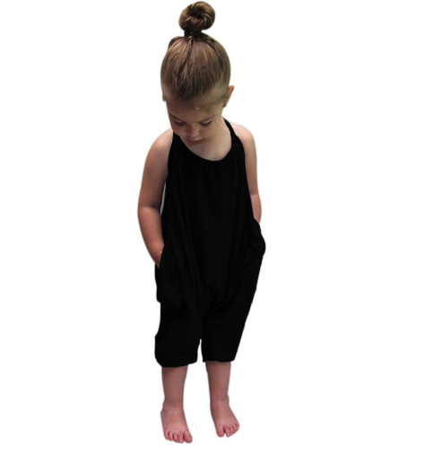 Dakota Girl Romper Jumpsuit (Multiple Colors)