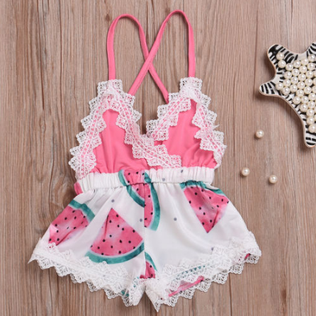 Serena Watermelon Romper