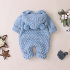 Knitted Pom Pom Romper (Multiple Colors)