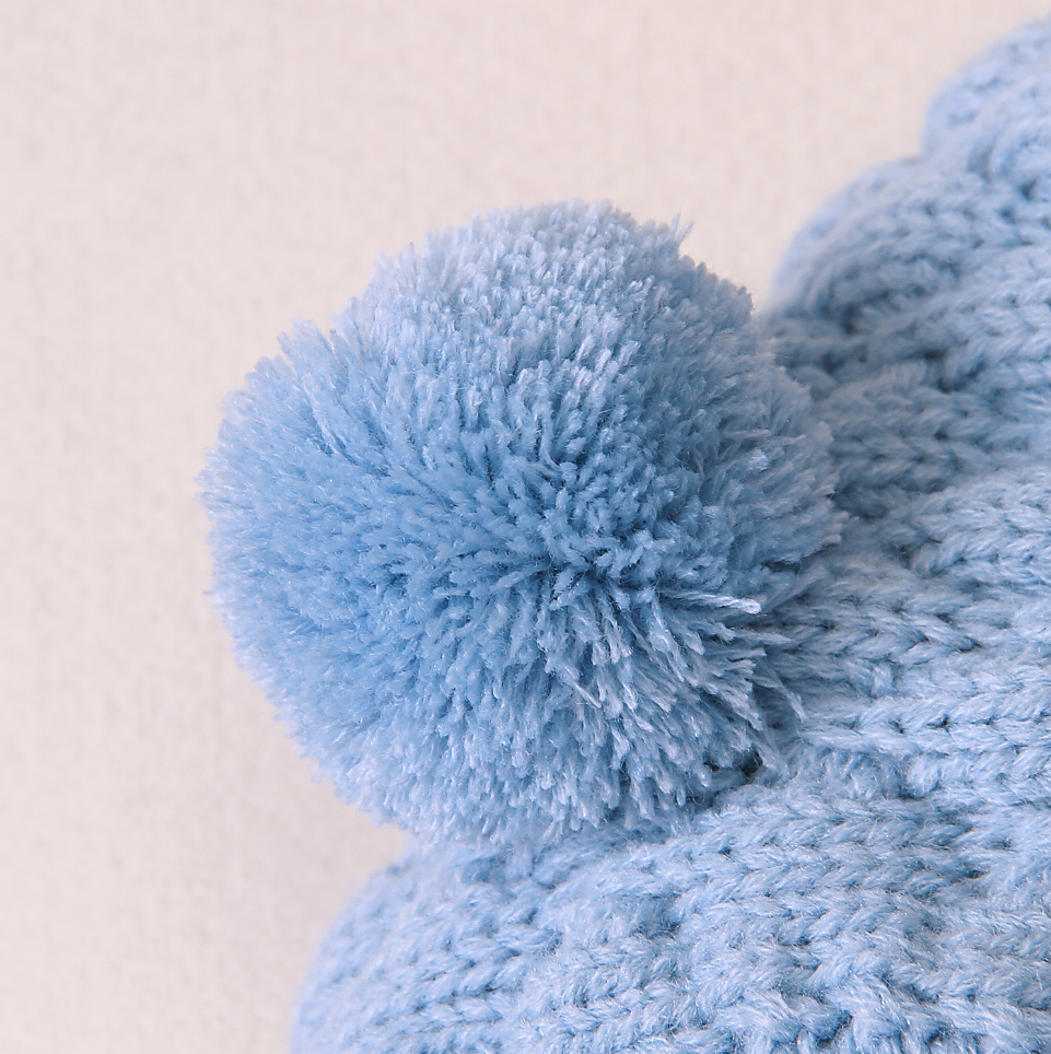 Knitted Pom Pom Romper (Multiple Colors)