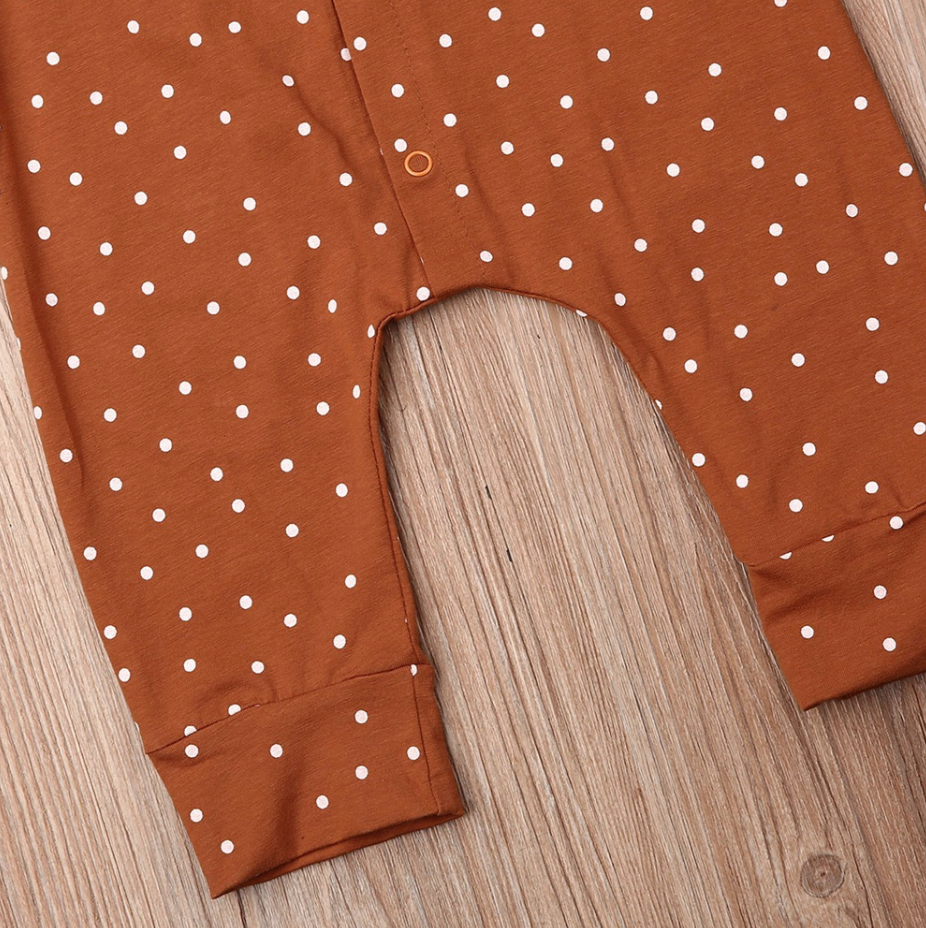 Polka Dot Ruffle Onesie