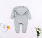 Knitted Sweater Hoodie Romper (2 Colors)