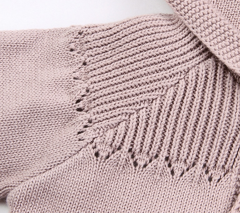 Knitted Sweater Hoodie Romper (2 Colors)
