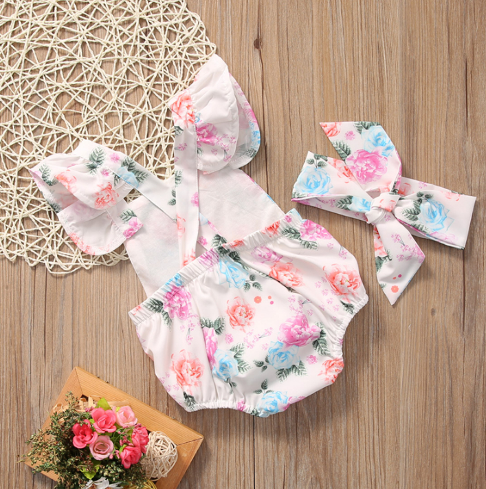 Floral Vintage Romper