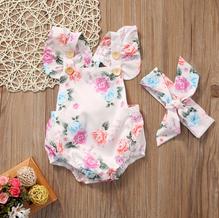 Floral Vintage Romper