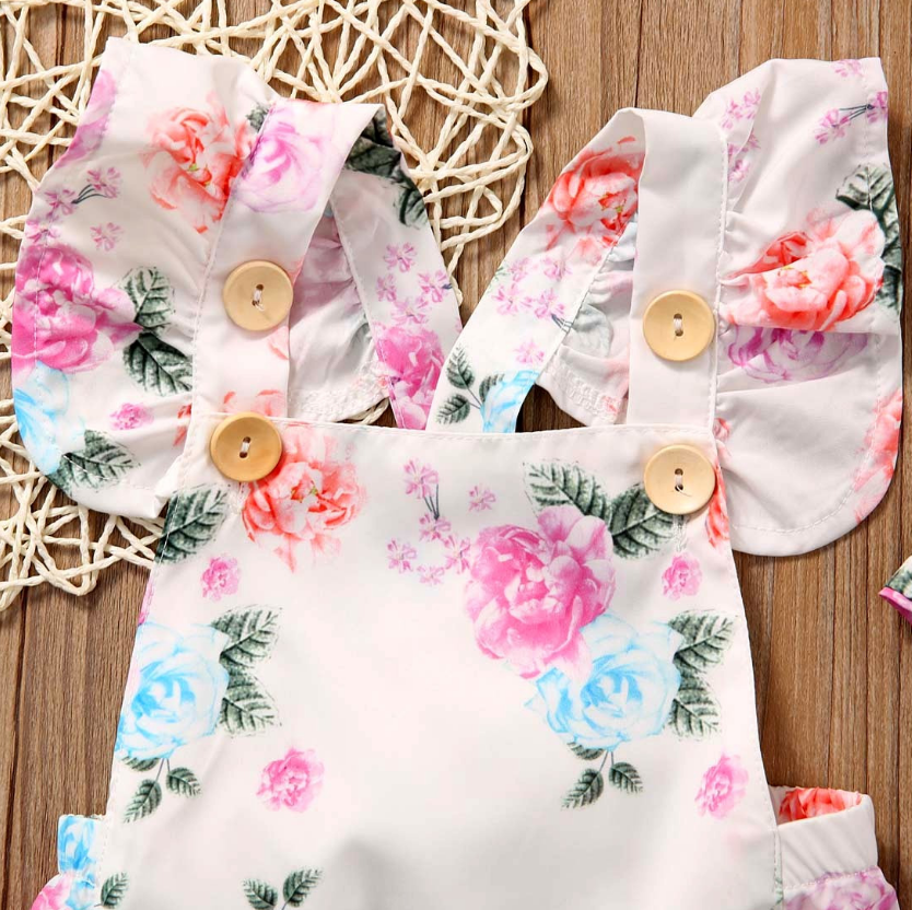 Floral Vintage Romper