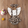 Leopard Romper with Headband