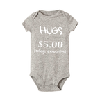 Hugs $5 Onesie (Multiple Colors)