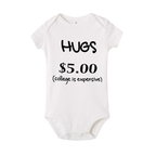 Hugs $5 Onesie (Multiple Colors)