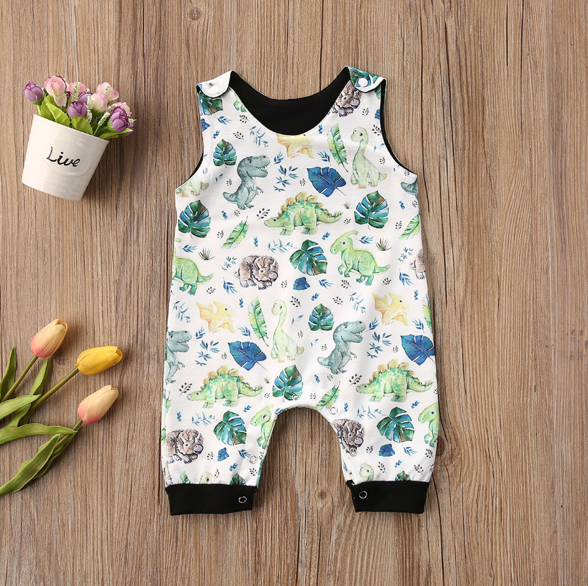 Crocodile & Dino Romper