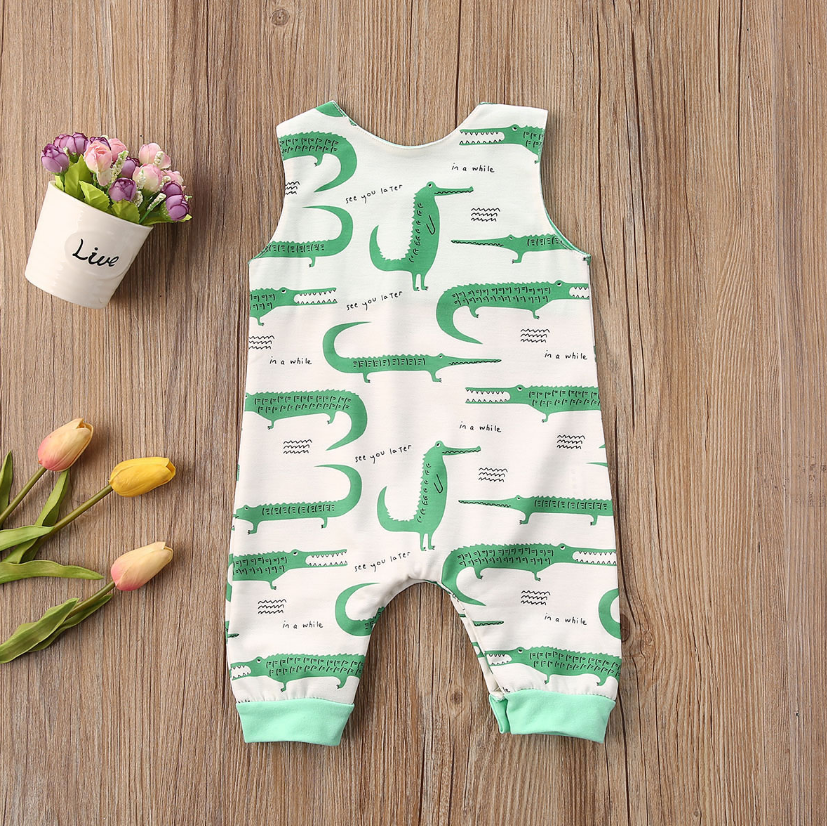 Crocodile & Dino Romper