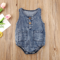 Denim Romper