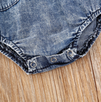 Denim Romper