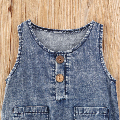 Denim Romper