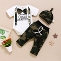 Ladies I Have Arrived Baby Boy Camouflage Print Set