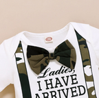 Ladies I Have Arrived Baby Boy Camouflage Print Set