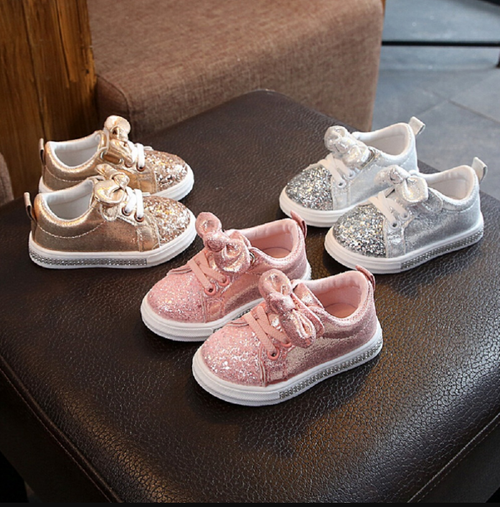 Baby Girl Bow Tie Shoes