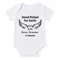 Hand Picked for Earth By My Great Grandma in Heaven Onesie