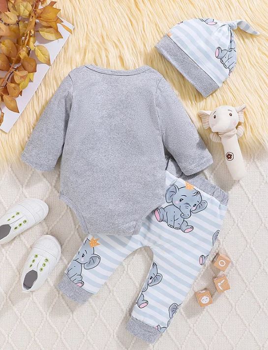 Striped Elephant Prince Outfit