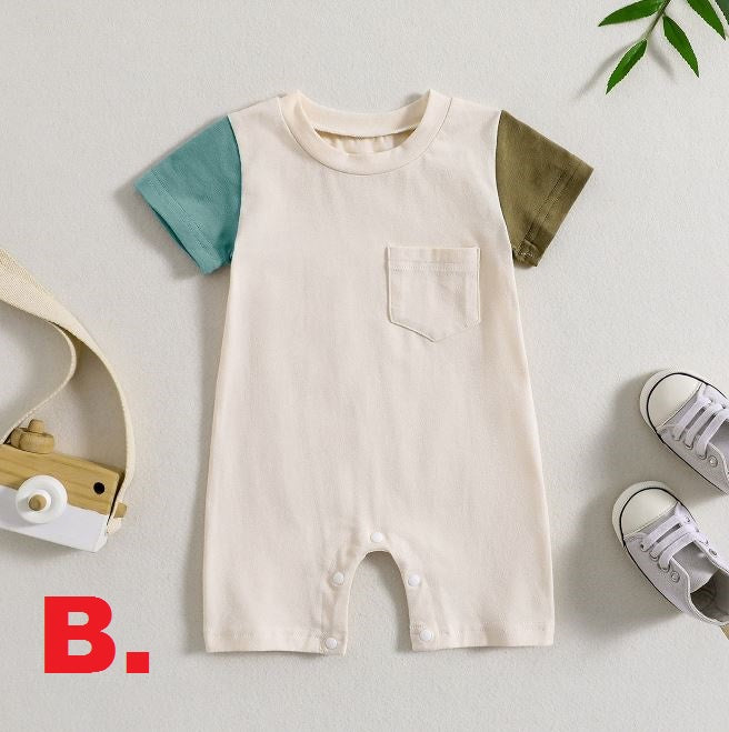 Short Sleeve Payton Pocket Romper