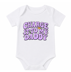 Charge it to My Daddy Onesie (Multiple colors)