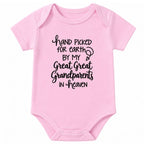 Hand Picked For Earth By My Great Great Grandparents in Heaven Onesie