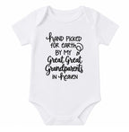 Hand Picked For Earth By My Great Great Grandparents in Heaven Onesie
