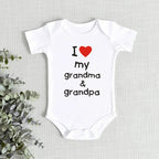 I Love My Grandma & Grandpa Onesie