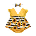 Sunflower Lace Romper
