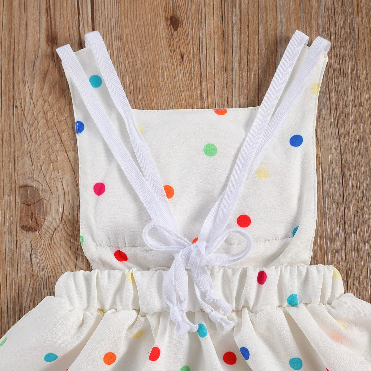🌈 Rainbow Confetti Dress
