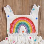 🌈 Rainbow Confetti Dress