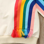 🌈 Rainbow Sunshine Kids Sweatshirt