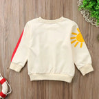 🌈 Rainbow Sunshine Kids Sweatshirt