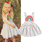 🌈 Rainbow Confetti Dress