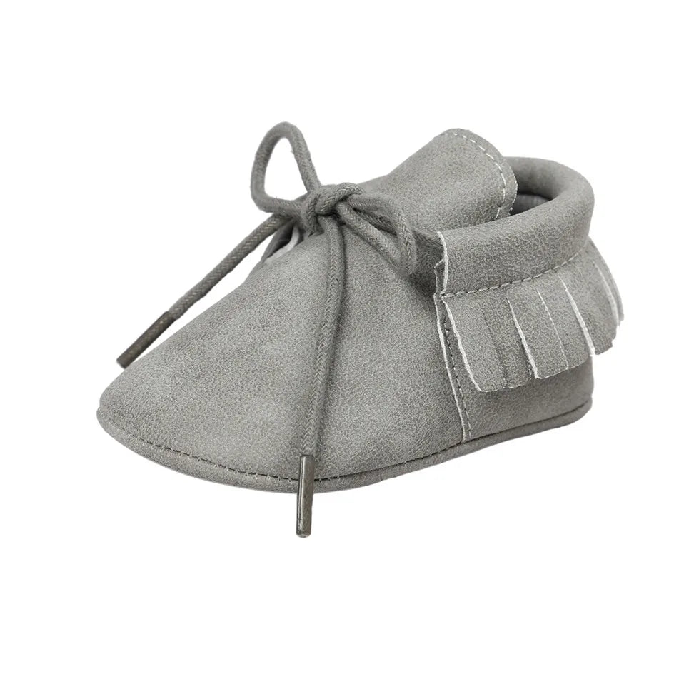Fringed Baby Moccasins