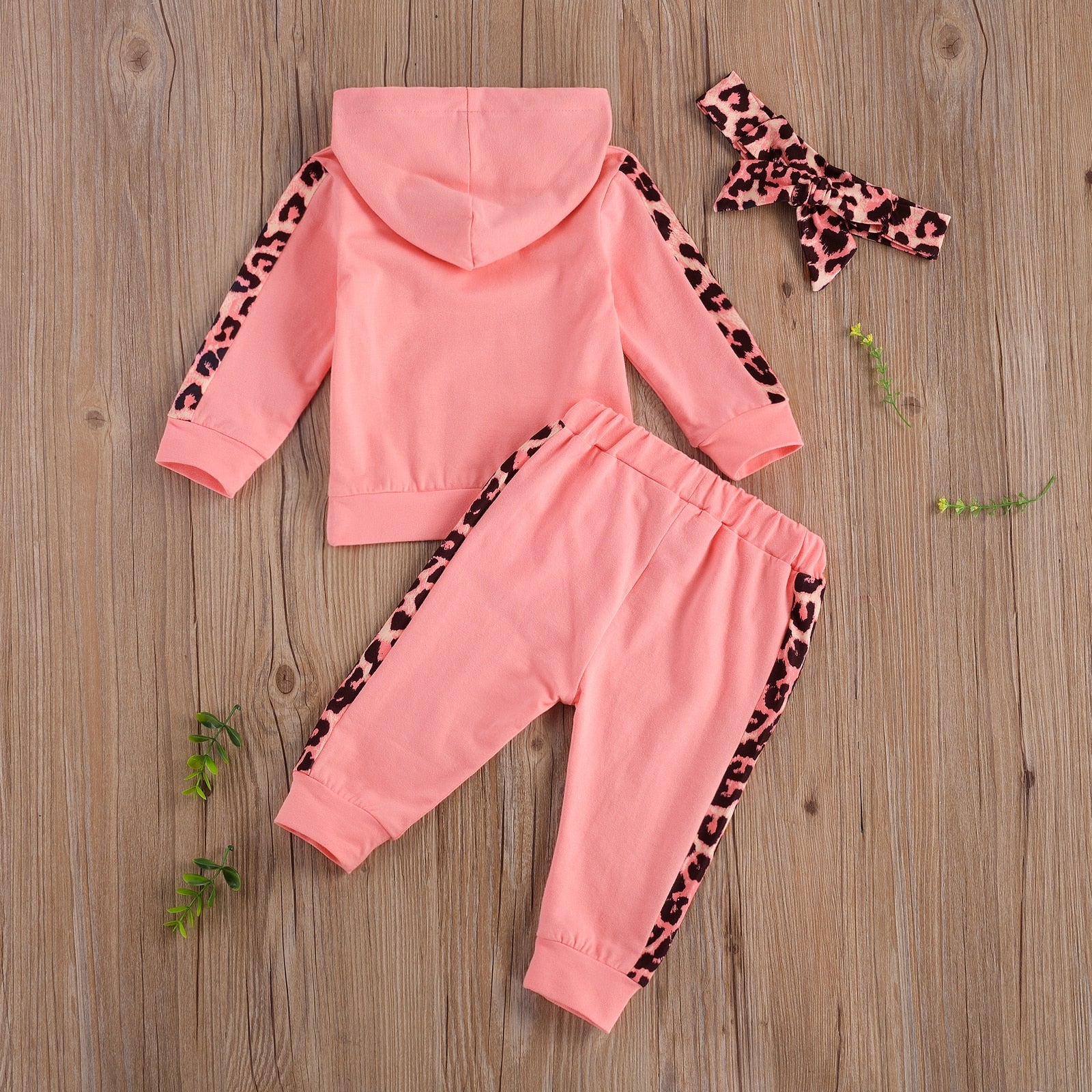 Mama's Mini Leopard Print Hoodie Outfit