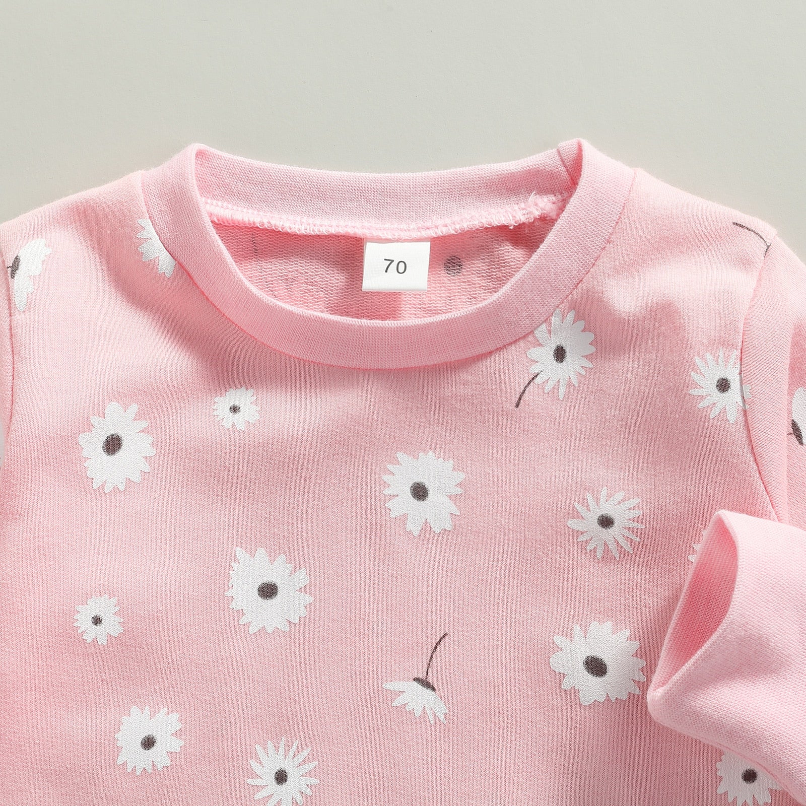 Long Sleeve Flower Jogger Set