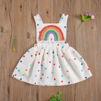 🌈 Rainbow Confetti Dress