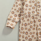 Ribbed Raya Flower Onesie & Bow