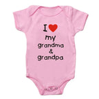 I Love My Grandma & Grandpa Onesie