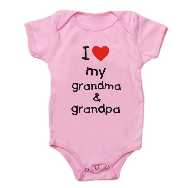 I Love My Grandma & Grandpa Onesie