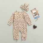 Ribbed Raya Flower Onesie & Bow