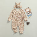 Ribbed Raya Flower Onesie & Bow