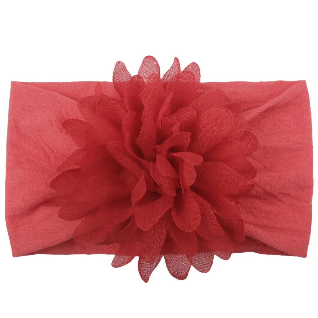 Flower Pom Headband