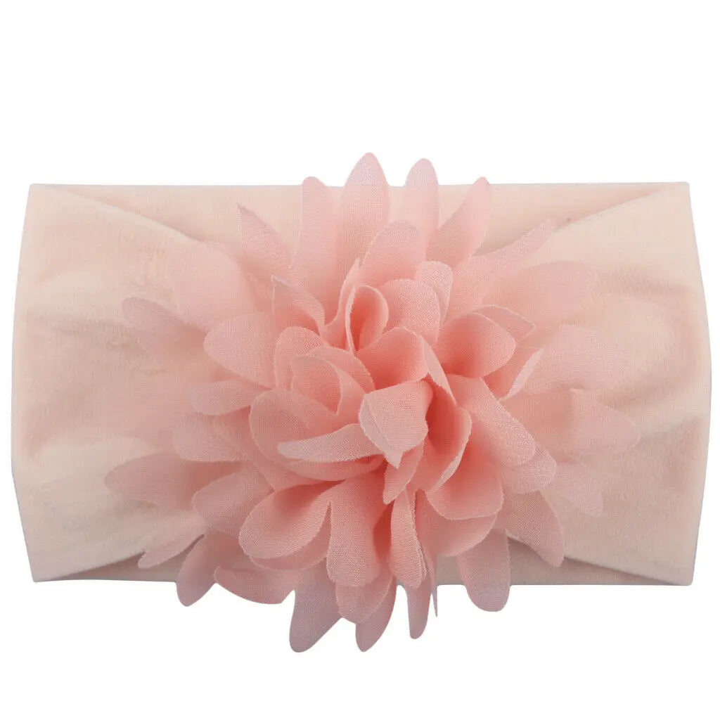 Flower Pom Headband