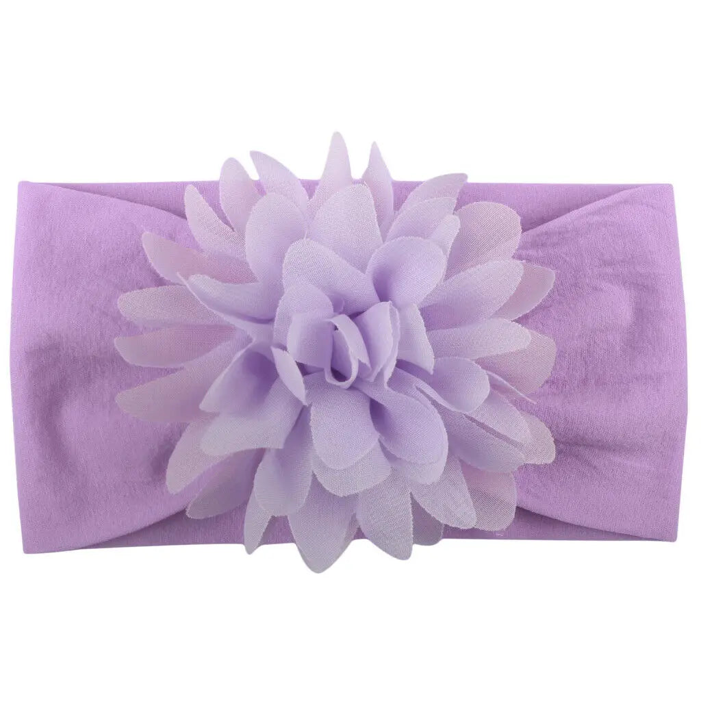 Flower Pom Headband