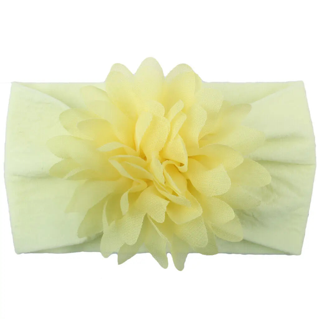 Flower Pom Headband